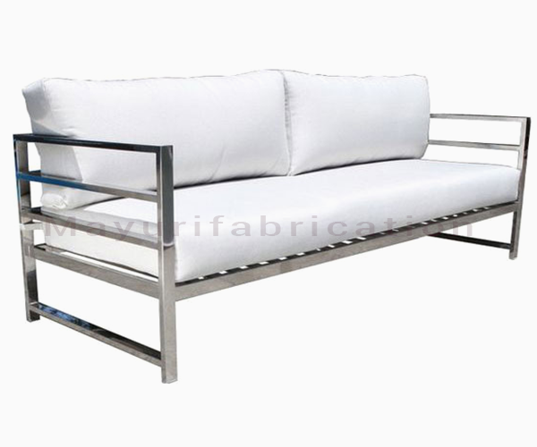 Metal Sofa Three Seater