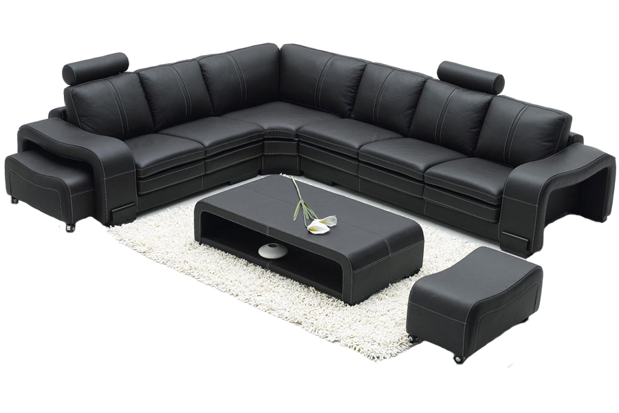 L Shape Leatherite Sofa